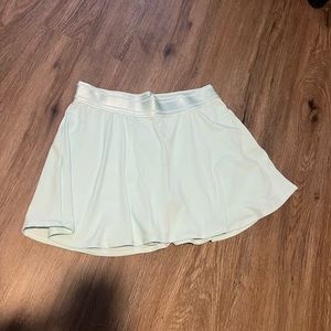 light green Nike tennis skirt